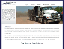 Tablet Screenshot of dafoster.com